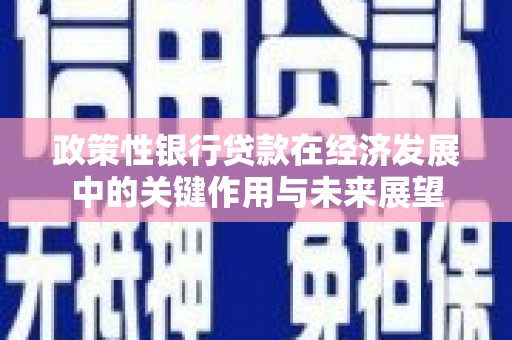 稷山政策性银行贷款在经济发展中的关键作用与未来展望