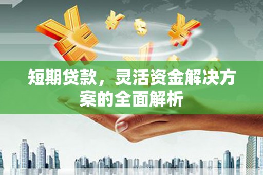 稷山短期贷款，灵活资金解决方案的全面解析