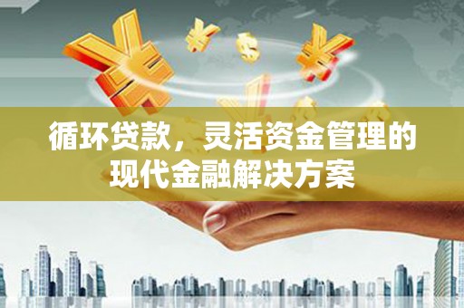 稷山循环贷款，灵活资金管理的现代金融解决方案
