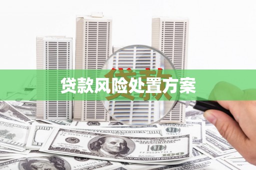 稷山贷款风险处置方案