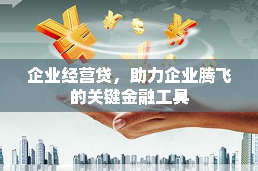 稷山企业经营贷，助力企业腾飞的关键金融工具
