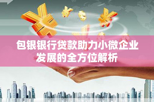 稷山包银银行贷款助力小微企业发展的全方位解析