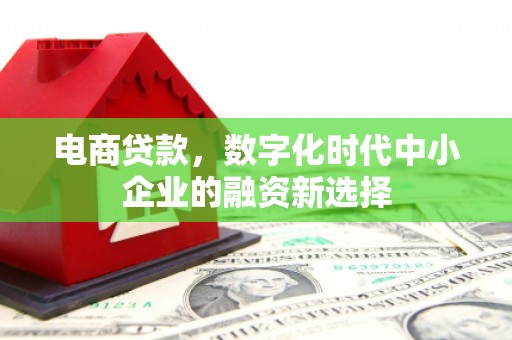 稷山电商贷款，数字化时代中小企业的融资新选择