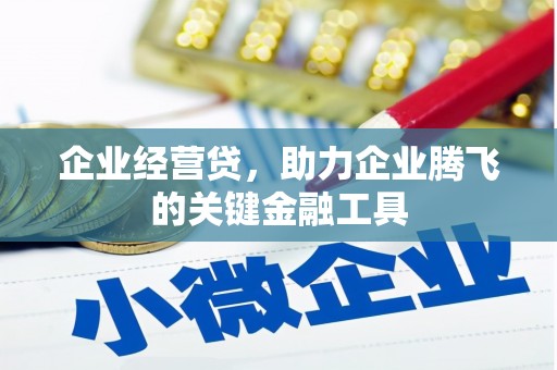 稷山企业经营贷，助力企业腾飞的关键金融工具