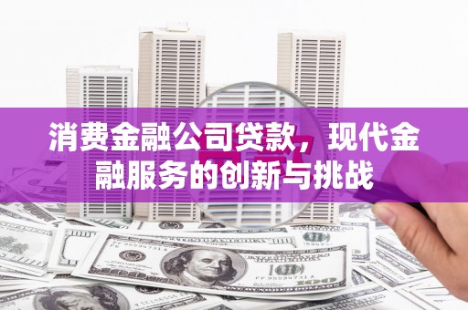 稷山消费金融公司贷款，现代金融服务的创新与挑战