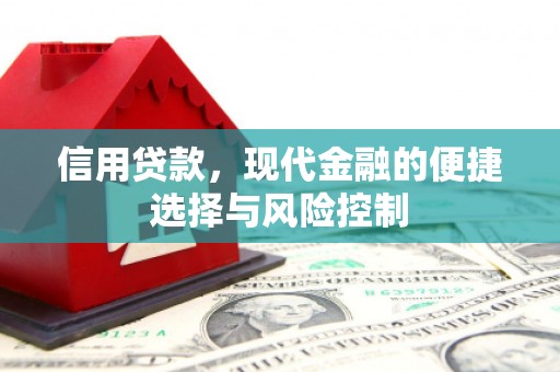 稷山信用贷款，现代金融的便捷选择与风险控制