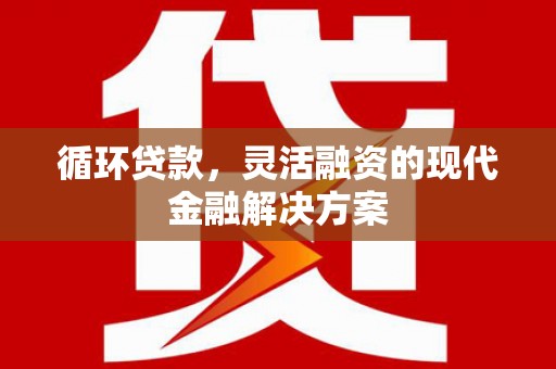 稷山循环贷款，灵活融资的现代金融解决方案