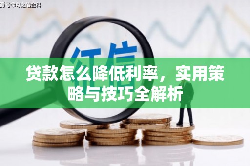 稷山贷款怎么降低利率，实用策略与技巧全解析