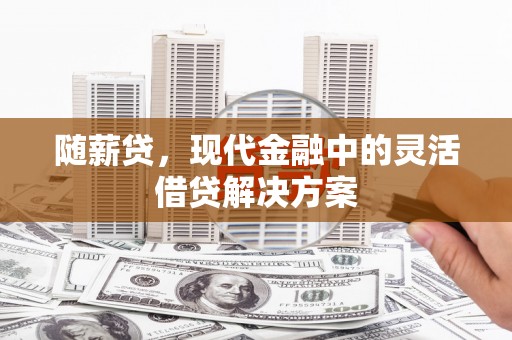 稷山随薪贷，现代金融中的灵活借贷解决方案