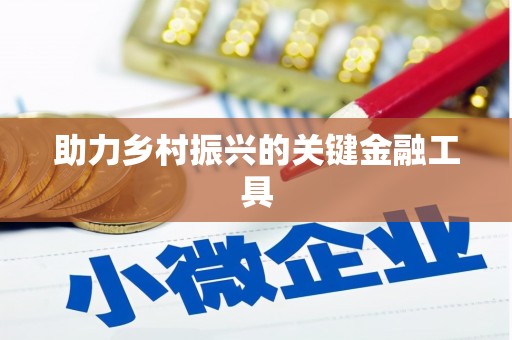 稷山助力乡村振兴的关键金融工具