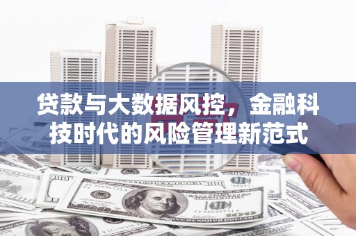 稷山贷款与大数据风控，金融科技时代的风险管理新范式