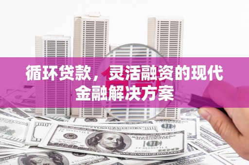 稷山循环贷款，灵活融资的现代金融解决方案