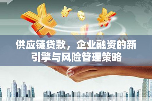 稷山供应链贷款，企业融资的新引擎与风险管理策略
