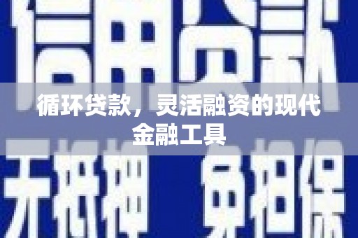 稷山循环贷款，灵活融资的现代金融工具