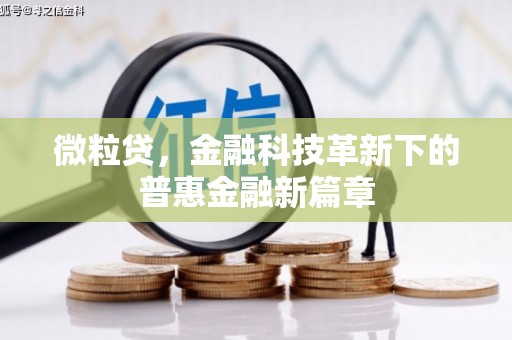 稷山微粒贷，金融科技革新下的普惠金融新篇章