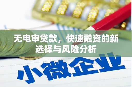 稷山无电审贷款，快速融资的新选择与风险分析