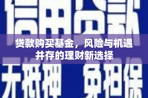 稷山贷款购买基金，风险与机遇并存的理财新选择
