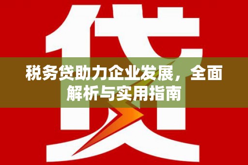 稷山税务贷助力企业发展，全面解析与实用指南