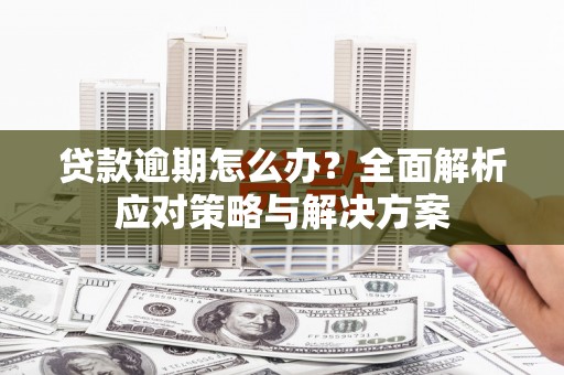 稷山贷款逾期怎么办？全面解析应对策略与解决方案