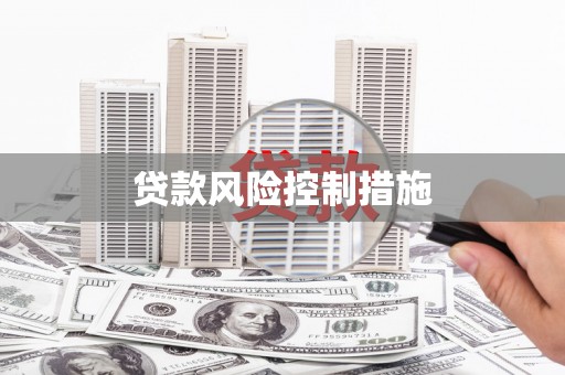 稷山贷款风险控制措施