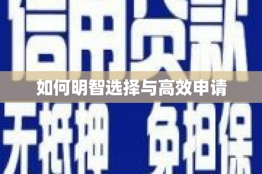 稷山如何明智选择与高效申请