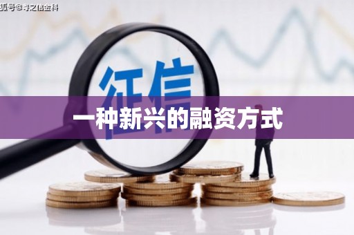 稷山一种新兴的融资方式