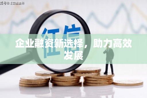 稷山企业融资新选择，助力高效发展